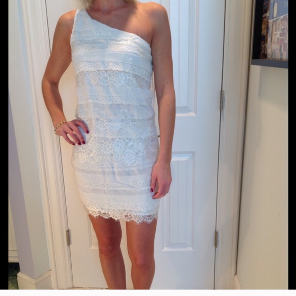 New DBD Halise One Shoulder tiered dress. 8